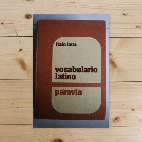 Libro vocabolario latino - libro,