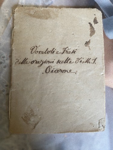 Libretto manoscritto antico - manoscritto,