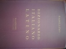 Vocabolario italiano/latino