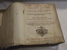 Vocabolario italiano e latino