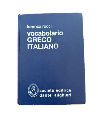Rocci vocabolario greco latino - vocabolario,