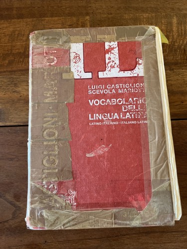 Vocabolario lingua latina - lingua,