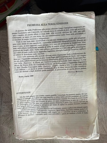 Vocabolario italiano latino - vocabolario, italiano-latino