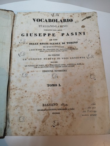Coppia testi pasini - testi, g.