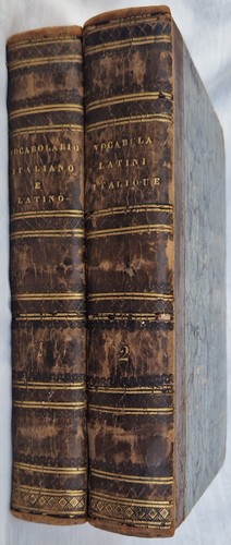 Vocabolario italiano latino - vocabolario, italiano-latino