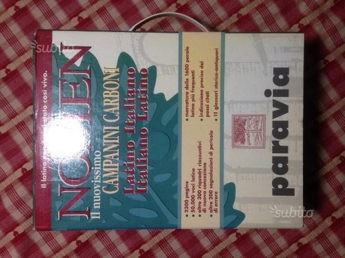 Vocabolario latino italiano - latino, in